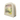 A wooden picture box with a curved, rounded top frame, featuring a painted window scene of a misty woodland path with white flowers and birch trees. The box is made of light natural wood and is shown at an angle on a white background.