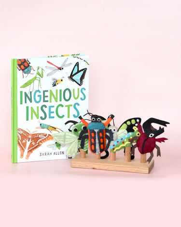 Tara Treasures Ingenious Insects Finger Puppets and Book Set by Sarah Allen