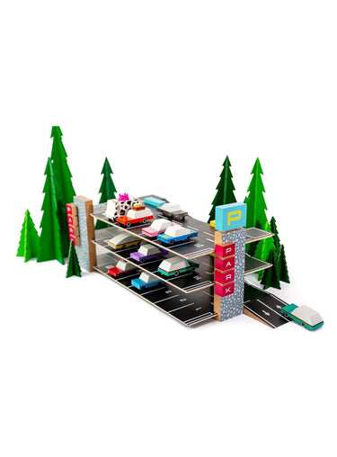 Candylab 21 - Space Magnetic Wooden Garage