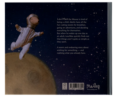 Maileg, Hardcover Book "Louimax Dreams of Being an Adult"