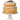 Maileg Party Cake and Cake Stand Mouse Off White, a 6cm cake on its own stand