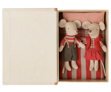 Maileg, Christmas Twin Mice in Book