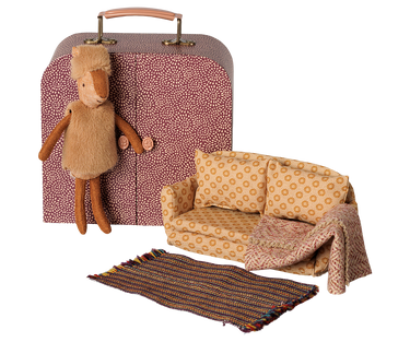 Maileg Reindeer in Suitcase Little Sister, second view