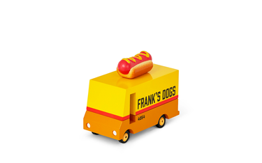 Candylab CANDYCAR® Hot Dog Van - Solid Beech Wood Toy Food Truck