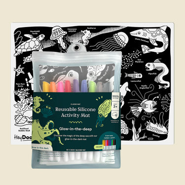 HeyDoodle Glow-In-The-Deep Classic Activity Mat