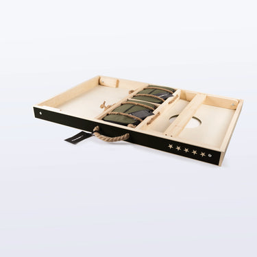Cornhole Bushman Black (including bag) 120cm - by Planet Finska