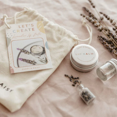 Poppy & Daisy Mini Kit - Let's Make Lavender Lip Balm