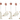 Maileg, Hanging Ornaments Bunny - Set of 5 (2026)