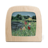 Toverlux Waterfront Adventures silhouette by Gwen's Illustrations, 19 × 19 cm, children by the water
