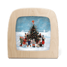 Toverlux Snowy Decorations silhouette by Gwen's Illustrations, 19 × 19 cm, a snowy winter scene