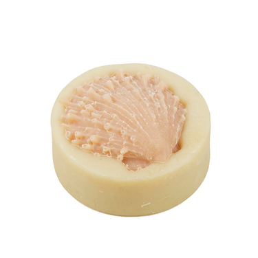 A shell soap with a shell pattern 
