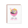 Hello Lucky Pho-evah! greeting card — front