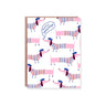 Hello Lucky Merci Frenchie greeting card — front