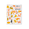 Hello Lucky Purrfect greeting card — front