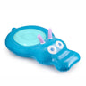 Quut Hippo Float, a 130 × 173 cm inflatable hippo in vinyl with grip handles