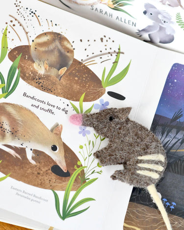 Jumping Joeys Finger Puppet & Book Set, by Sarah Allen