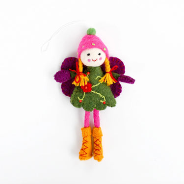 Tara Treasures Felt Leaf Fairy - various colours