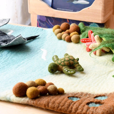 Tara Treasures Large Sea And Rockpool Play Mat Playscape