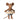 Stuffed toy mouse holding a life preserver on a white background