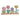 Little Dutch Fairy Garden Wooden Stacking Flower Puzzle, a 24.6cm pink wooden holder with four stacking flowers