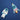 An astronaut shaped and a rocket shaped compound kaeledoscope on a blue space background