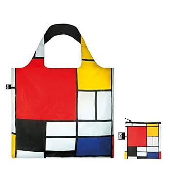 Loqi Piet Mondrian Composition Recycled Bag - One Size