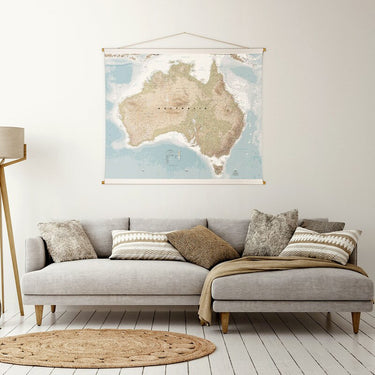 Studio Milligram, Australian Canvas Map