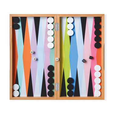 Moma Colourplay Backgammon Set