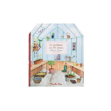 MOULIN ROTY Le Jardin Coloring Book with 120 Stickers