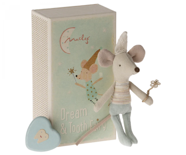 Maileg Tooth Fairy Mouse Little Brother in Matchbox