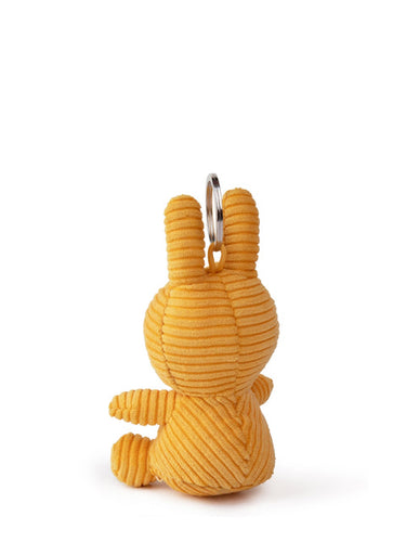 Miffy Corduroy Keychain, Yellow 10cm