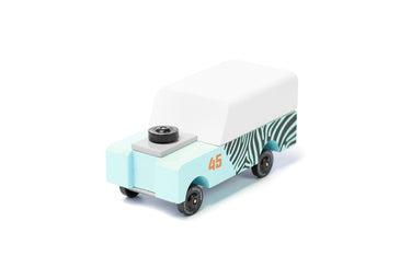 Candylab CANDYCAR® Americana Drifter - Solid Beech Wood Off-Road Toy with Spare Tire