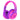 Moki Mixi Volume Limited Wireless Over-Ear Headphones, Pink & Purple