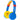 Moki Playsafe Volume Limited Over-Ear Headphones, Blue & Yellow