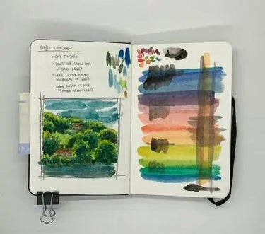 Moleskine Art A5 Watercolour Notebook, Black