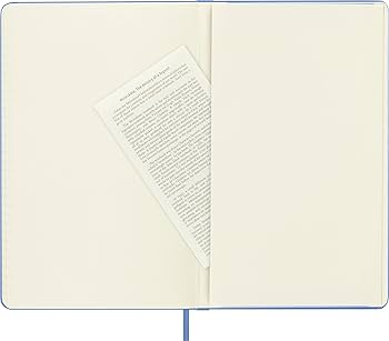 Moleskine Classic Plain Notebook A5, Hydrangea Blue