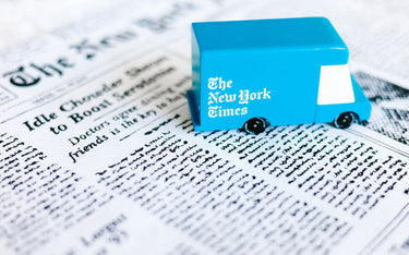 Candylab New York Times Delivery Van - Limited Edition Solid Wood Toy