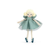 Moulin Roty Les fées Little Fairy Doll Ondine, 26 cm, with blonde buns and a blue-green dress
