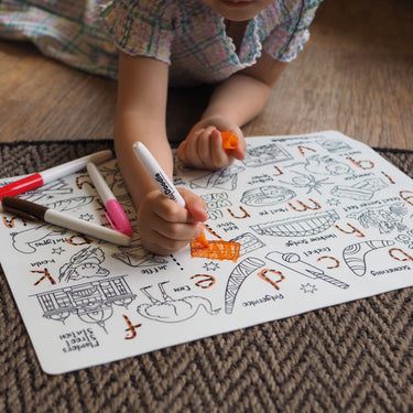 G'day Australia Tales - Reusable Colouring Book