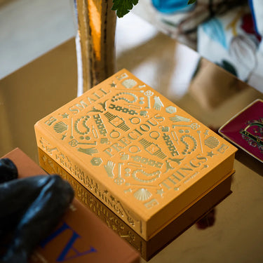 Storage Box Precious Things Yellow