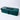 Green metal toolbox on a white background