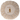 Round decorative pillow with teddy bear design and 'Teddy' text on a white background
