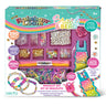 Rainbow Loom bracelet kit packaging with colorful design and product details.