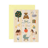 Rifle Paper Co. Oh Baby! greeting card — front
