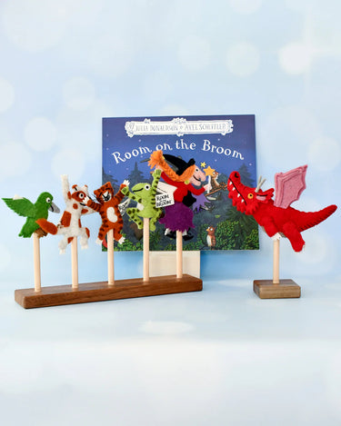Tara Treasures, The Room On The Broom Finger Puppets Set