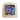 Wooden box with a colorful fairy scene on a blue background