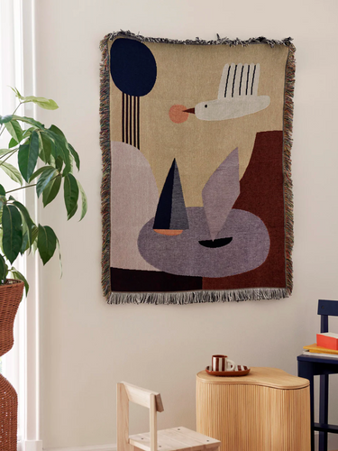 Ferm Living, Bird Tapestry Blanket