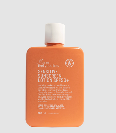We Are Feel Good Inc Sensitive Sunscreen Lotion SPF50+ 200ml