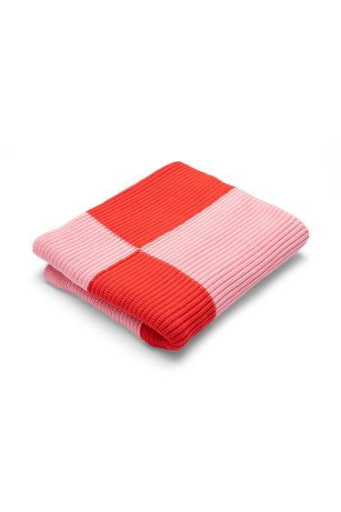 Sunday Siblings, Sunday Blanket - Pink + Red