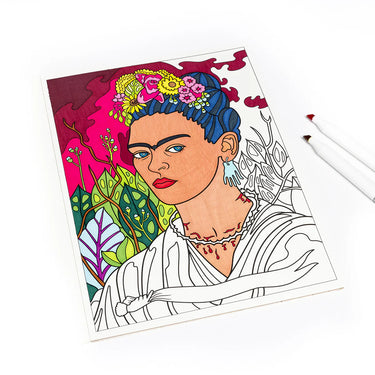Today Is Art Day: Colouring Book Frida Kahlo